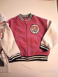 Set di due felpe bambina con zip