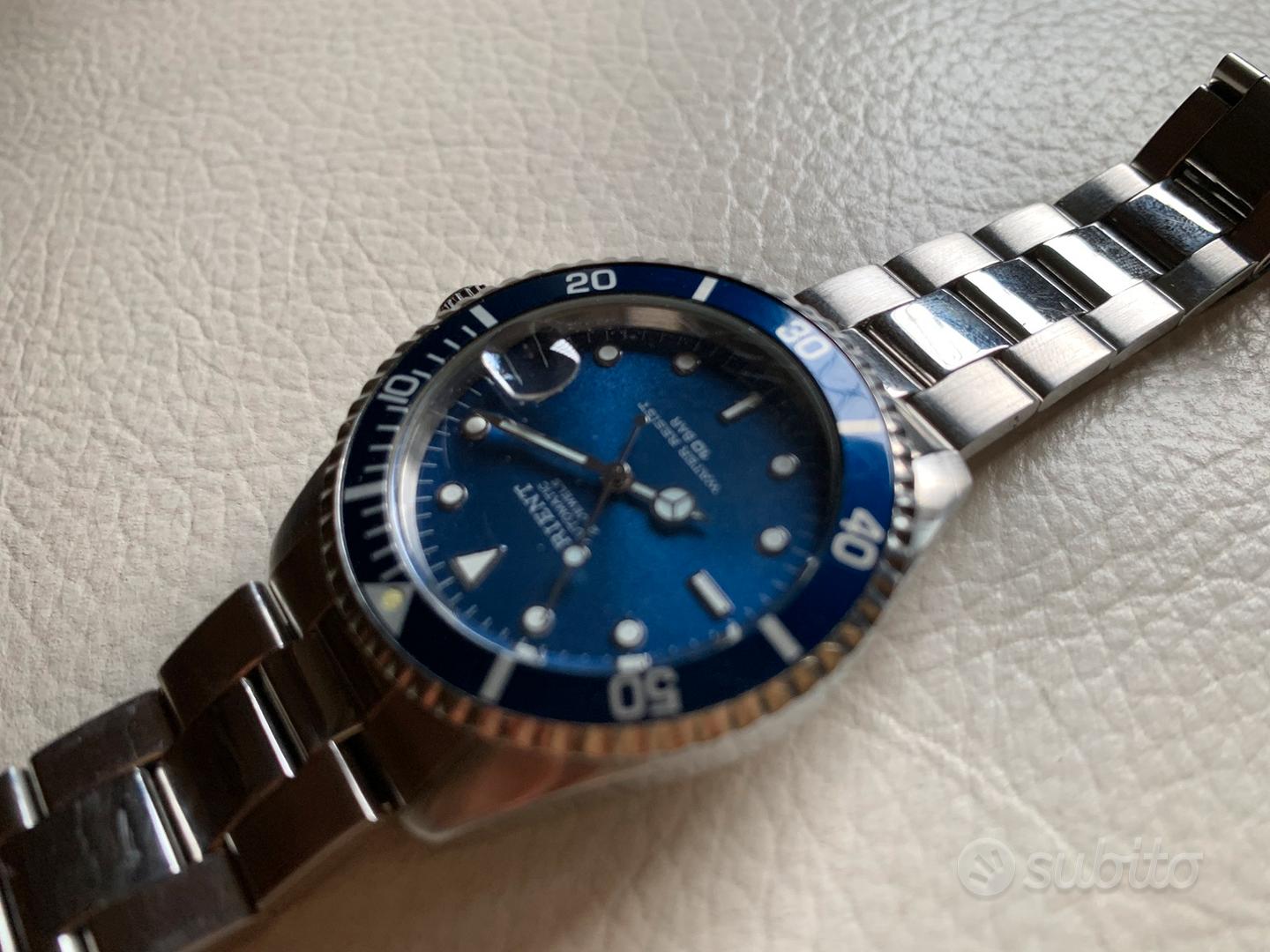 Orologio Orient Submariner Blu automatico Abbigliamento e