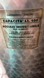 cisterna in acciaio 