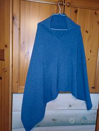 Poncho donna di lana cachemire 100%
