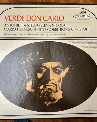 LP Verdi - Don Carlo. Stella, Filippeschi, Christo