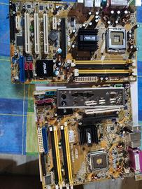2 schede madri Asus LGA 775 (guaste)