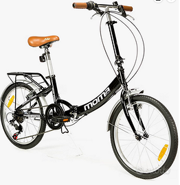 Moma - Bicicletta Pieghevole, Ruote da 20" Shimano
