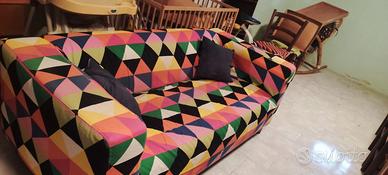 Divano 2 Posti IKEA KLIPPAN con Fodera Multicolore