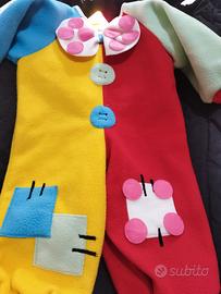 Costume carnevale pagliaccio