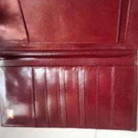 portafoglio in pelle tedesco anni 70