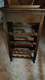 porta bottiglie in arte povera