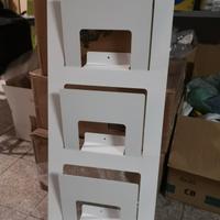 Portariviste Ikea Skrissel bianco