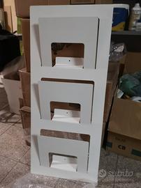 Portariviste Ikea Skrissel bianco