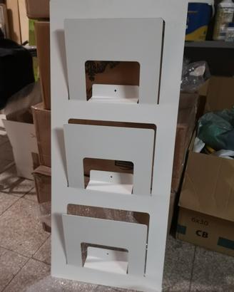 Portariviste Ikea Skrissel bianco
