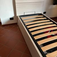 Letto singolo con contenitore