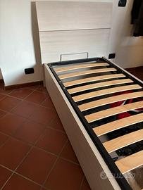 Letto singolo con contenitore