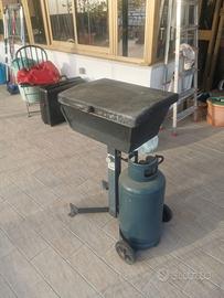 Babecue a gas a pietra lavica
