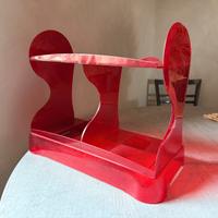 Espositore da banco rosso