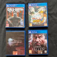 GIOCHI PS4 VARI COMPLETI