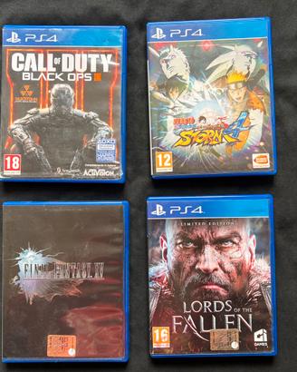 GIOCHI PS4 VARI COMPLETI