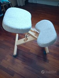 sgabello ergonomico modello svedese