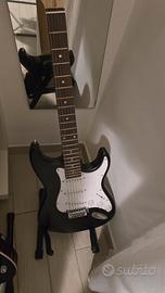 Chitarra elettrica Rockjam tipo Stratocaster nera