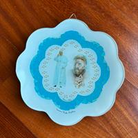 Piatto decorativo papa Francesco Padre Pio