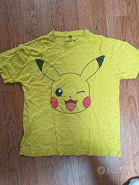 T-shirt Pokemon gialla taglia XS