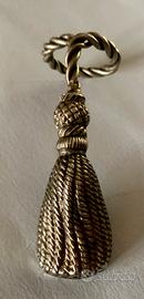 Portatovagliolo vintage metallo argentato