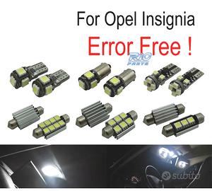 KIT 12 LAMPADE LED INTERNE OPEL INSIGNIA SEDAN BER