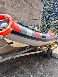Gommone 4,20+motore+carrello+eco