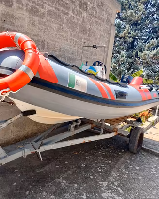 Gommone 4,20+motore+carrello+eco