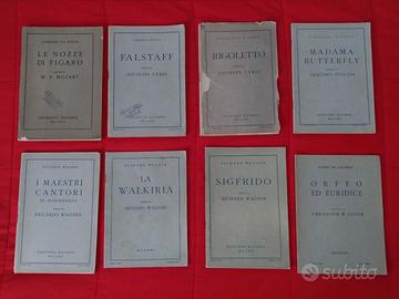 Libretti d'Opera Storici Ricordi - Mozart, Verdi..