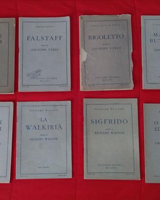 Libretti d'Opera Storici Ricordi - Mozart, Verdi..