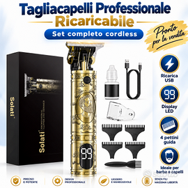 Tagliacapelli Professionale Solati Ricaricabile