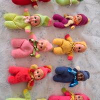 pupazzetti morbidi vintage con cappello 