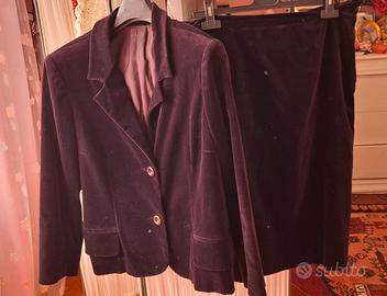 tailleur color prugna