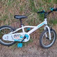 2 bici 4-7 anni 16 pollici, 1 bici bimba 6-8 anni