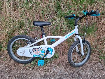 2 bici 4-7 anni 16 pollici, 1 bici bimba 6-8 anni