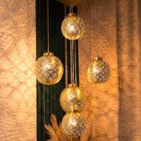 Lampadario marocchino in ottone lampada a sospensi