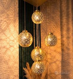 Lampadario marocchino in ottone lampada a sospensi