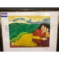 LITOGRAFIA CANTATORE DONNA STESA