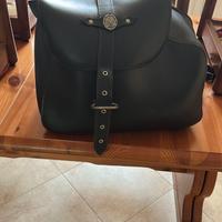 Borsa moto in pelle