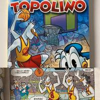 Topolino edizione NBA con Gallo, Mago e Belinelli