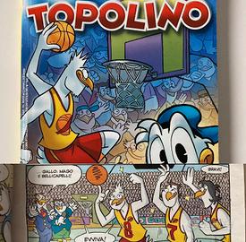 Topolino edizione NBA con Gallo, Mago e Belinelli