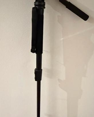 Monopiede foto/video con testa fluida e maniglia