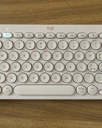 Tastiera Logitech K380 MX Keys senza Fili (Rosa)