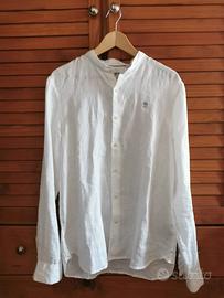 Camicia lino bianca Timberland taglia M