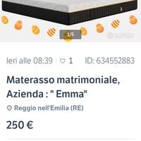 MATERASSO MATRIMONIALE PREMIUM