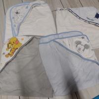  4 accappatoio triangolo neonato 
