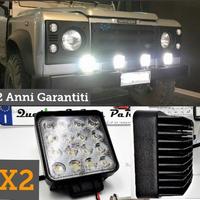 2 Faretti LED per Land Rover OFF ROAD FUORISTRADA