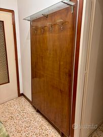 Appendiabiti stile Liberty con ganci in ottone