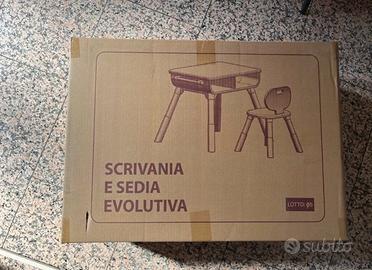 Tavolo e sedia evolutiva