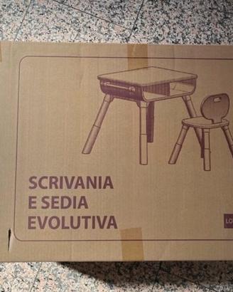 Tavolo e sedia evolutiva